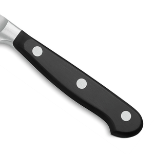 Cuchillo Multiusos Profesional de 5 Pulgadas con Hoja de Acero Inoxidable, Mango Negro con Triple Remache, para Cocina, Frutas, Pan, Tomate - Product Image 4