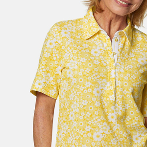 Chemises polo pour femmes de haute qualité, services OEM, étiquettes personnalisées multicolores, chemises polo pour femmes à sublimation à bas prix - Product Image 6