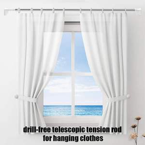 Tringle de douche robuste, tringle à tension, tringle à vêtements - Product Image 2
