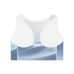 Sujetador Deportivo para Niñas con Logotipo Personalizado, Resistente a Impactos, de Alta Sujeción, Estilo Deportivo con Contraste de Color, para Yoga y Gimnasio, Sin Ajuste, Doble Capa, Tallas Grandes - Product Image 2