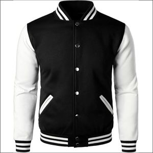Chaqueta Varsity Personalizable para Hombre OEM, Nuevo Diseño de Moda con Estilo Holgado, Bordado, Impresión Puff y Técnicas de Chenille - Product Image 1