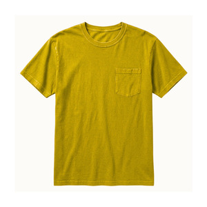 T-shirts pour hommes, coupe classique, tissage frontal, rouge, 100% coton, col rond, manches courtes, formel, écologique, séchage rapide, tissu doux et respirant - Product Image 3