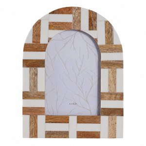 Custom Size and design <b>White</b> Bone & Wood Inlay Photo <b>Frame</b> Elegant Picture <b>Frame</b> for Wedding Anniversary and Family Memories - Product Image 1