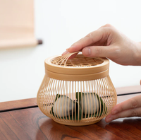 Hochwertige hand gewebte Rattan Box mit Deckel Kunst handwerk Geschenk Dekoration Zubehör Vietnam esi scher Hersteller für Wohnkultur