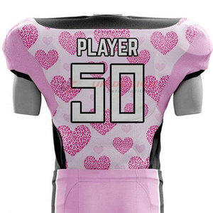 Tenue d'entraînement Nouveau design Sublimation Respirant 100% Polyester Uniforme de football américain Service OEM Prix bas Meilleures ventes - Product Image 6