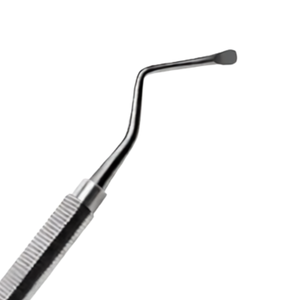 Cureta Ósea Lucas # Instrumento Quirúrgico Dental Ergonómico Manual con Mango Hexagonal y Puntas Dobles de 3mm para Extracción de Hueso y Curetaje - Product Image 3