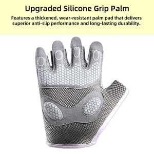 <b>Half</b> Finger Training Gloves Weightlifting Gym Fitness Gloves Anti <b>Slip</b> Grip Durable Workout Gloves OEM - Product Image 6