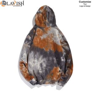 Customized Oversized <b>Tie</b>-<b>Dye</b> <b>Hoodie</b> Thick Pure Cotton Fleece Winter Casual Style Lavish Apparel-Available in Bulk Wholesale - Product Image 6