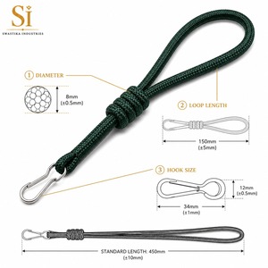 Correas de Hombro Super Resistentes - Trenzadas de Poliéster, Doble Longitud, Colores Personalizados, Accesorios Metálicos, Opciones de Logotipo, Hechas en India - Product Image 1