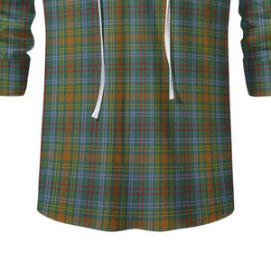 Chemise écossaise O'Brien Tartan à lacets, style Highland Jacobite Ghillie, chemise professionnelle pour kilt écossais, pour tenue décontractée et formelle - Product Image 4