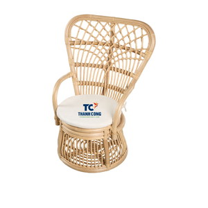 TENDANCE Lavinia Chaise en rotin convertible de luxe Pièce de déclaration élégante et confortable pour la maison Salle à manger et salon - Product Image 6