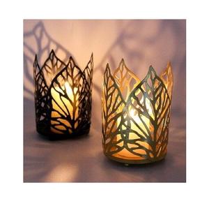 Support de bougie en métal pour la décoration de la maison, pièce décorative pour l'éclairage des espaces de vie - Product Image 2