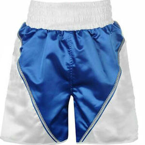 Shorts de combat personnalisés avec logo, vêtements de sport d'arts martiaux, boxe, unisexe, légers, imprimés par transfert thermique, 100% polyester, anti-rétrécissement - Product Image 1