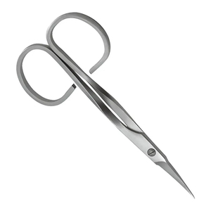 Ciseaux à ongles incurvés en acier inoxydable de haute qualité pour droitiers, pour manucure et soin des cuticules, avec lame tranchante, logo personnalisé - Product Image 3