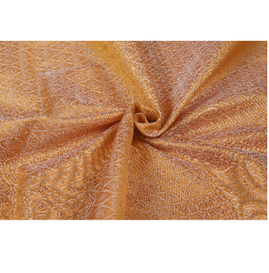 ผ้าโพลีโบรเคดลายดอกไม้ทันสมัย เนื้อผ้าเรียบเนียน เหมาะสำหรับตัดชุดเดรส ชุดราตรี เสื้อผ้าชาติพันธุ์ และใช้ตกแต่งบ้าน - Product Image 1