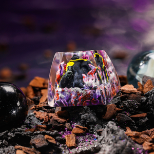 Teclas Artesanales Bosque Místico, Teclas Artesanales Personalizadas, Teclas Anime Lindas, Teclas Verdes, Juego de Teclas, Teclas de Madera - Product Image 6