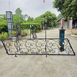 Barandillas de Hierro Decorativas Modernas para Escaleras y Balcones, Piezas Personalizadas de Hierro Forjado para Espacios Interiores y Exteriores de Villas Elegantes - Product Image 3