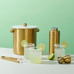 Luxurious entertaining setup gold themed decor modern serving elegance premium cocktail <b>corner</b> home decor accessory - Product Image 6