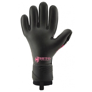 Gants de gardien de but de football professionnels, latex allemand, dos en silicone injecté, rouleaux négatifs pour le pouce, sangles attachées - Product Image 3