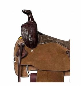 Selle de cheval de qualité supérieure, durable, respirante et légère, idéale pour le travail à la ferme et la pratique de l'équitation en extérieur, en promotion auprès du fournisseur. - Product Image 5