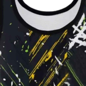 Combinaison de lutte noire pour homme, une pièce, imprimée par sublimation, compressive, extensible, ajustée, avec numéro 07 et logo au dos - Product Image 2