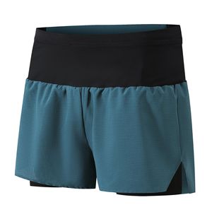 Pantalones Cortos Deportivos 2 en 1 para Hombre, con Bolsillos, para Entrenamiento Deportivo al Aire Libre, Ejercicio, Fitness, Senderismo, Transpirables, de Secado Rápido, 100% Poliéster Tejido - Product Image 5