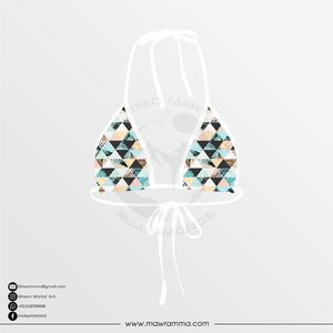 Mawra Custom 2 Piece Floral Triangle Bikini Sexy Women Summer Bathing Suit Premium OEM Sublimation Swimwear For Women - Product Image 5