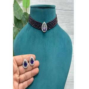 ชุดสร้อยคอแฟชั่นประดับมุกและเพชรซีกอนสีขาวคุณภาพพรีเมียม พร้อมต่างหู เหมาะสำหรับเป็นของขวัญงานแต่งงานสำหรับผู้หญิง - Product Image 2