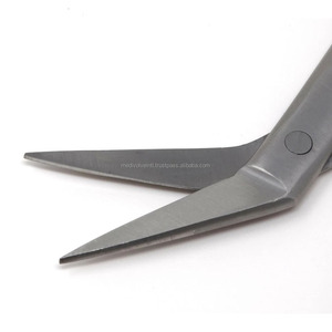 กรรไกรตัดเยื่อบุตาทางการแพทย์ ขนาด 4.5 นิ้ว แบบมีมุม สำหรับการผ่าตัดเยื่อบุตา ผลิตจากเหล็กกล้าไร้สนิมเยอรมัน ได้รับมาตรฐาน CE ISO รับผลิตแบบ OEM ขายส่ง ผู้จัดจำหน่ายที่ดีที่สุด - Product Image 6