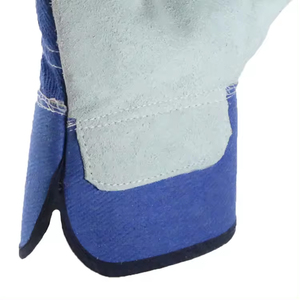 Guantes de Seguridad para Jardinería Resistentes y Personalizados, Guantes de Trabajo de Cuero Vacuno con Doble Palma - Product Image 4