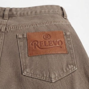 Fabricant en gros de jeans en denim premium, pantalons décontractés en coton pour hommes et femmes, coupe ample, coupe décontractée, coupe droite - Product Image 5