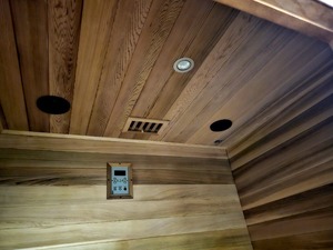 Sauna Tradicional Canadiense de Cedro Rojo para 2 Personas, Sauna Sueca Húmeda y Seca para Exteriores, SPA - Product Image 5