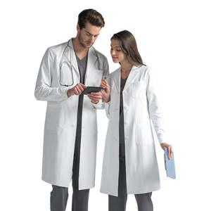 Batas de Laboratorio de Algodón 100% Tejido, Transpirables y Cómodas, al por Mayor para Mujer, Batas de Laboratorio Blancas Personalizadas de Alta Calidad - Product Image 2