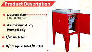 Pistola pulverizadora limpiadora de aleación de aluminio de 1/4 pulgadas de alta calidad para la industria - Product Image 3