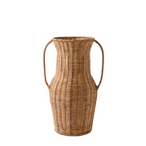 Sustainable Handwoven Rattan Floor <b>Vase</b> Tall Shape Natural Color Handmade <b>Decorative</b> <b>Vase</b> For Wholesale Bulk Interior Projects - Product Image 1