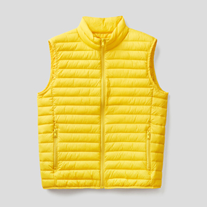 Chaleco Acolchado Formal Personalizado para Hombre, Chaleco sin Mangas con Capucha para Invierno, Venta al por Mayor - Product Image 3