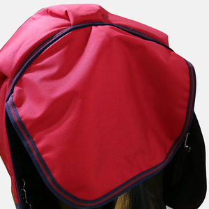 Couverture d'hiver confortable et imperméable pour cheval, drap de stalle durable et respirant, protection équine en polycoton, extérieur en coton, couverture chaude pour - Product Image 3