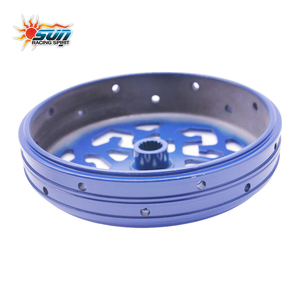 Campana de Embrague de Alto Rendimiento SUN Racing para Yamaha MIO100 - Carcasa de Acero Azul de Alta Rigidez para una Tracción CVT Mejorada - Product Image 2