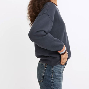 Sweat-shirts décontractés d'hiver pour femmes en coton doux à col rond, vente en gros, couleurs et tailles personnalisées disponibles - Product Image 5