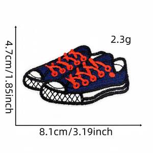 Wholesale Embroidery Patch Custom Cartoon Style Applique <b>Badge</b> for Jackets Hats Backpacks Clothing Iron <b>On</b> <b>Sew</b> <b>On</b> Factory Fabric - Product Image 1