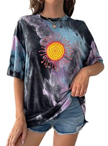 เสื้อยืดโอเวอร์ไซส์สไตล์วินเทจสำหรับผู้หญิง ผ้าฝ้าย ทรงไหล่ตก สไตล์ไฮสตรีท เสื้อลำลองแนวสตรีทแวร์ - Product Image 3