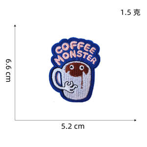 Factory Price Wholesale Custom Embroidery Patches Iron On Rocket Graphic Badge 3D Embroidered Fabric Patch for Hats Bags <b>Jackets</b> - Product Image 4