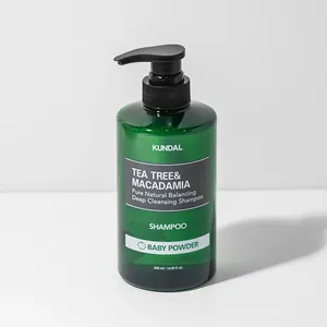 KUNDAL 500ml Champú Limpiador Profundo para Cuero Cabelludo Graso Árbol de Té y Macadamia Mejorado con Ylang - Product Image 1