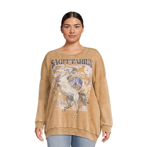 Sudaderas de cuello redondo para mujer, estampadas digitalmente, para la temporada de invierno, a la moda, informales, elegantes, de BD. - Product Image 5