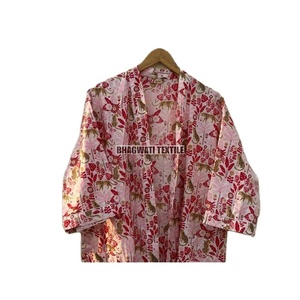 Vestido Kimono de algodón 100% para mujer, superventas, Primavera/otoño, verano, ropa de dormir, uso doméstico, Hotel, playa, damas de honor inspiradas - Product Image 4