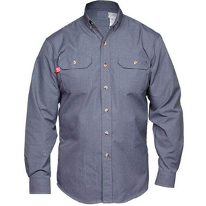 Camisa de Trabajo Ligera y Transpirable de Algodón FR para Hombre, Ropa de Trabajo, Camisa de Seguridad Resistente al Fuego - NFPA 2112 - Product Image 3