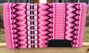Premium Western Horse Saddle <b>Blanket</b> Custom Wool Saddle Pad Breathable Durable Riding Equipment for Rodeo Show and Barrel Racing - Product Image 3