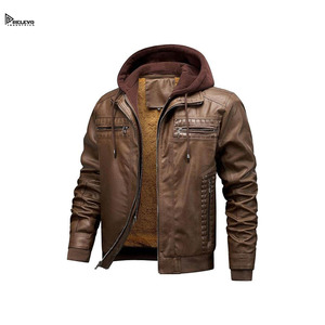 Men's <b>Leather</b> <b>Jacket</b> Vintage Style Slim Fit Casual <b>Winter</b> Stand Front Premium Quality Soft <b>Leather</b> Feel Fashion Quilted <b>Jacket</b> - Product Image 5