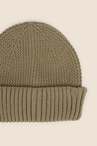 Bonnet côtelé personnalisé pour homme avec logo OEM, bonnet chaud d'hiver à revers, tissu de qualité supérieure, bonnets unisexes en gros - Product Image 4