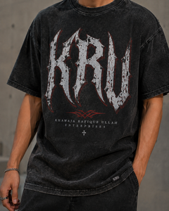 เสื้อยืดโอเวอร์ไซส์ผู้ชาย คอโอ แขนสั้น ผ้าฝ้าย 100% ระบายอากาศได้ดี เป็นมิตรกับสิ่งแวดล้อม สไตล์วินเทจ สตรีทแวร์  แบบถักยาวพิเศษ - Product Image 5